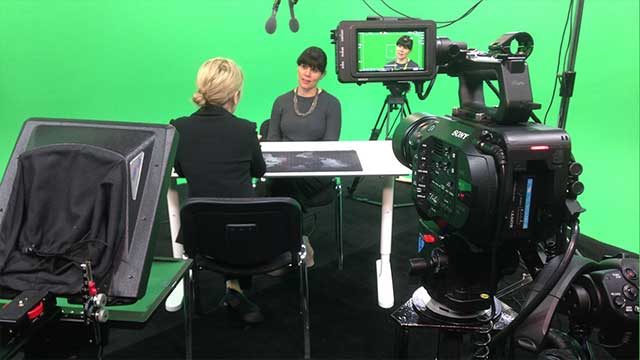 Green screen corporate video productions image