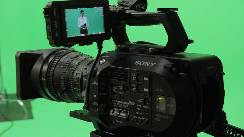 Camera operator for corporate video Camera operator for corporate video image