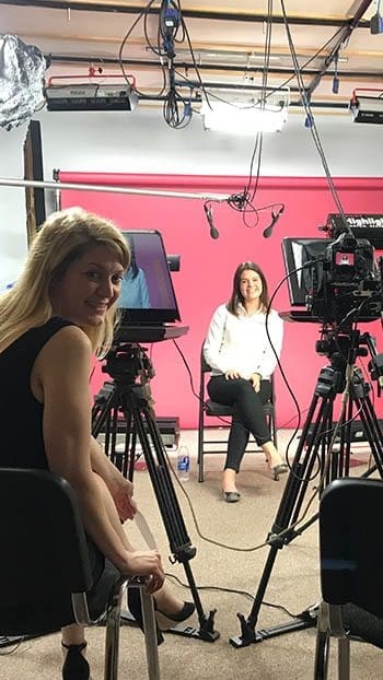 Interview filming Manchester Interview filming Manchester image