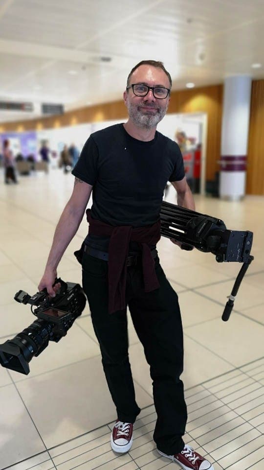 Camera operator with FS7 Camera operator with FS7 image