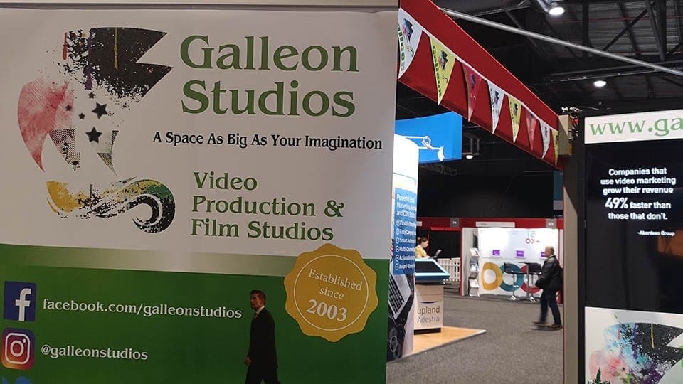 galleon studios green screen exhibition stand image