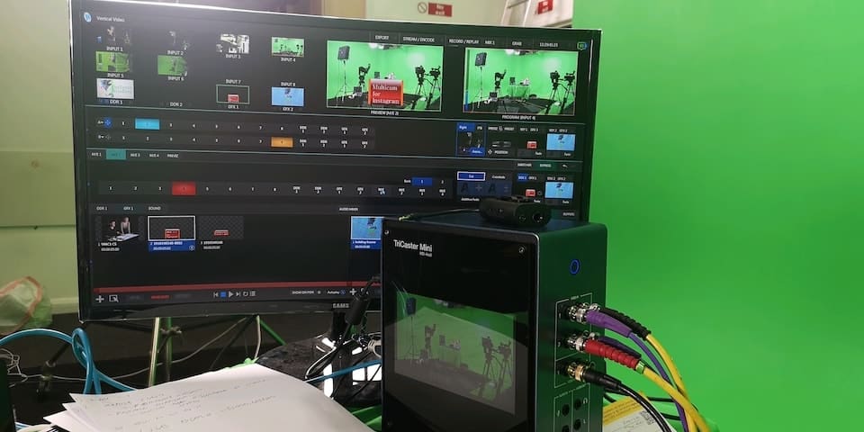 live streaming in the Manchester Studio image