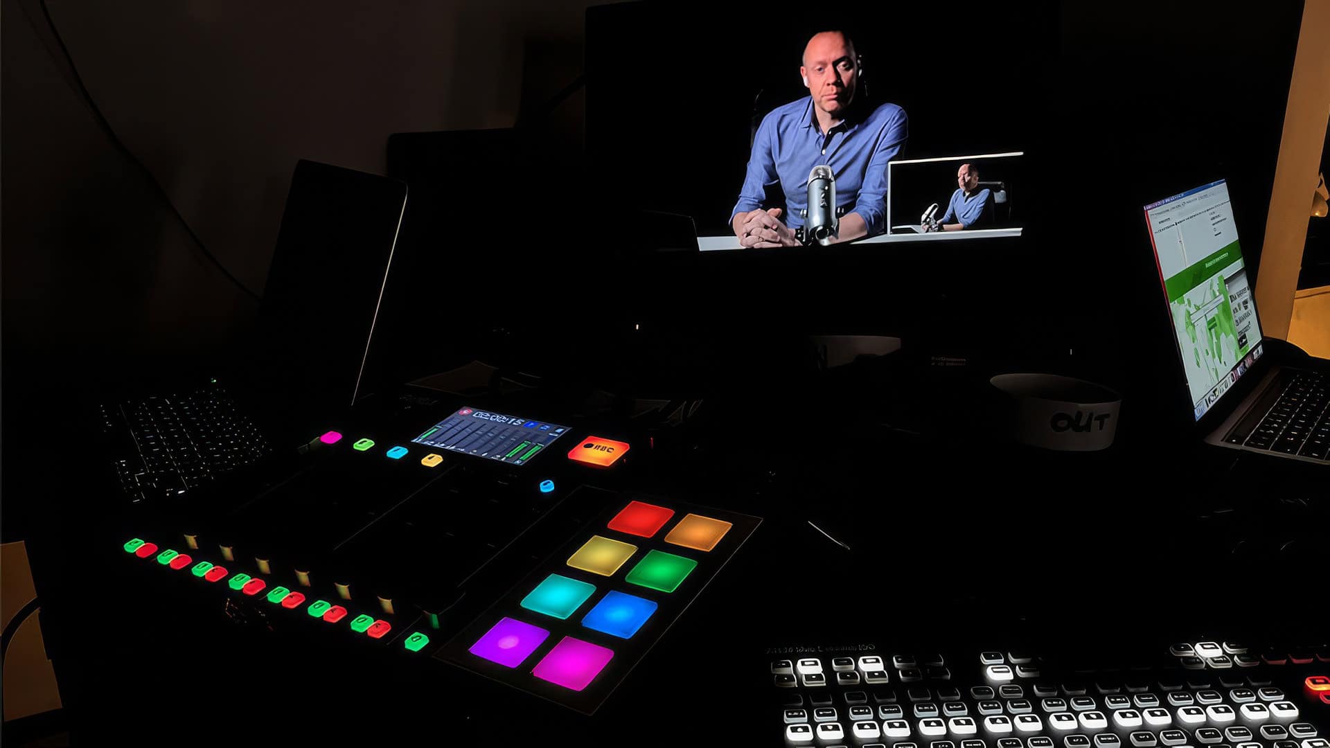 multicam podcast recording at Galleon Studios Manchester