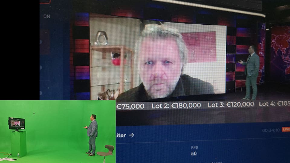 Live Streaming Manchester 3 Virtual studio before and after transformation showcase