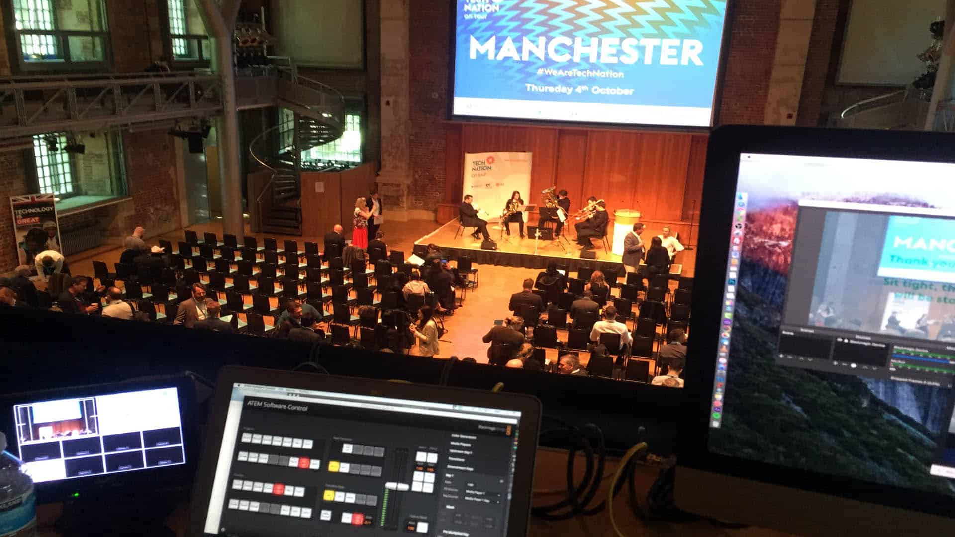 Award-Winning Studios in Manchester: Galleon Studios 4 Live streaming an event from Manchester venue.