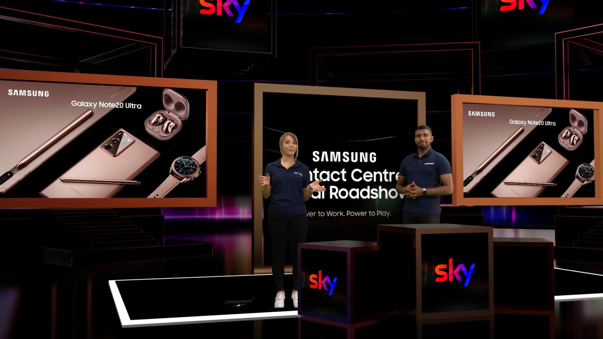 Award-Winning Studios in Manchester: Galleon Studios 6 Samsung virtual live stream presentation event