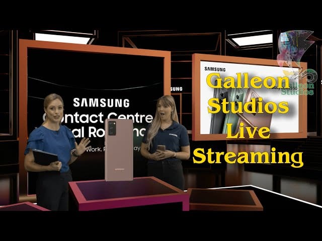 Award-Winning Studios in Manchester: Galleon Studios 8 Live streaming setup at Galleon Studios