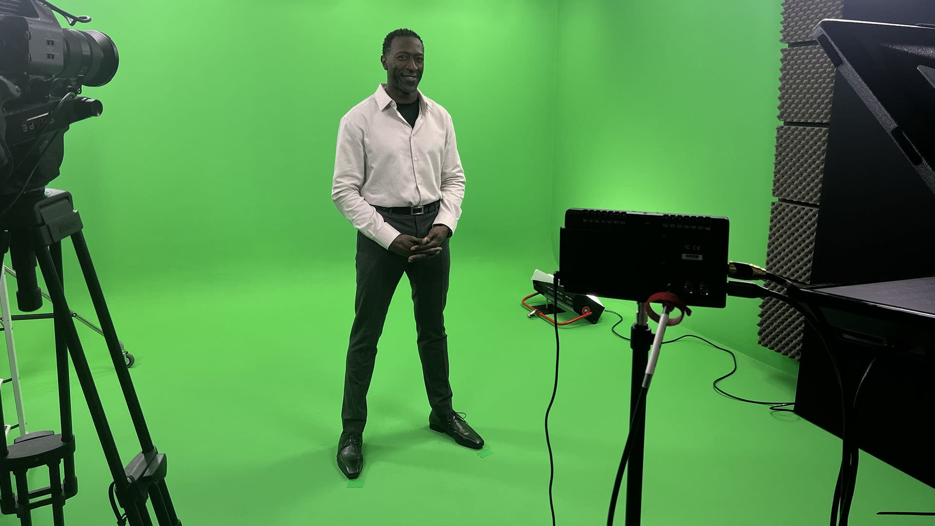 Beyond the Basics: 5 Innovative Uses for Green Screen Technology at Our Manchester Studios 3 innovative chromakey at Galleon Studios