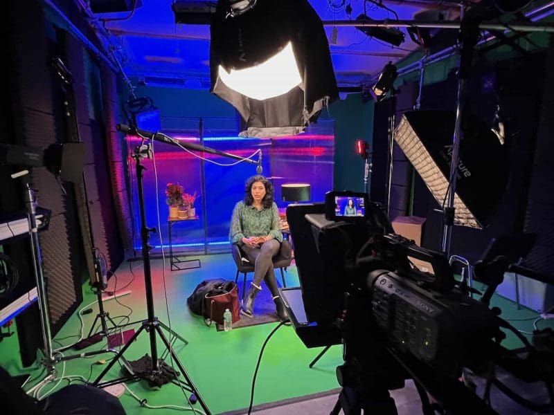 Soundproof Studio For Pieces To Camera