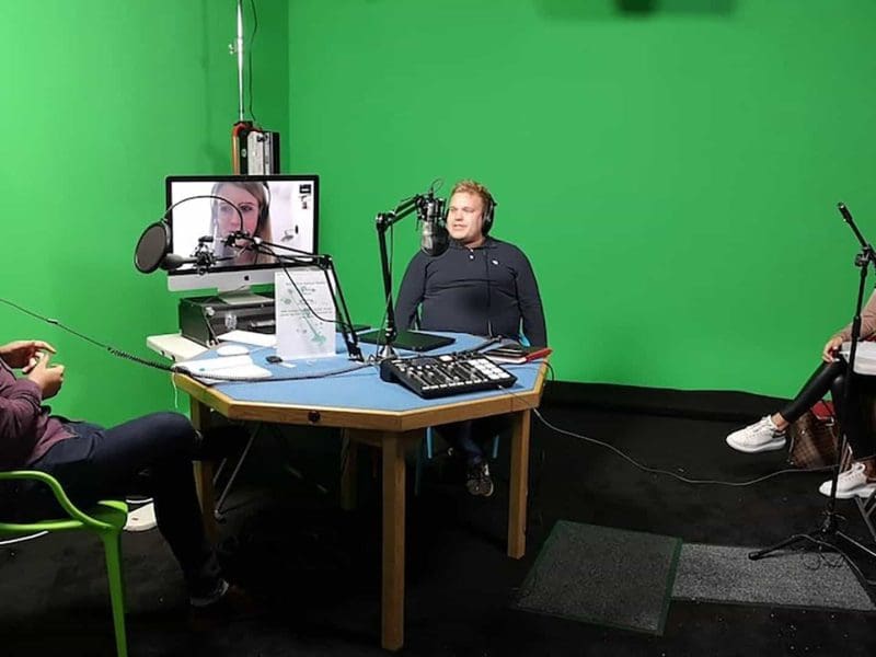 fun in the Podcast Studio_1