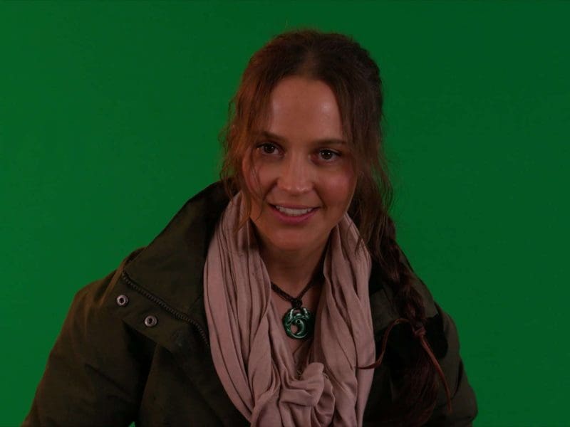 green screen Alicia Vikander