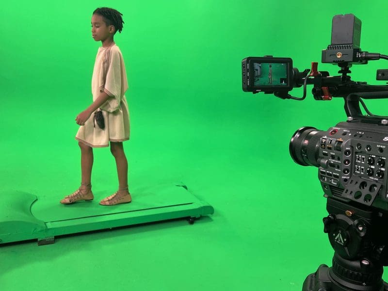 green screen treadmill