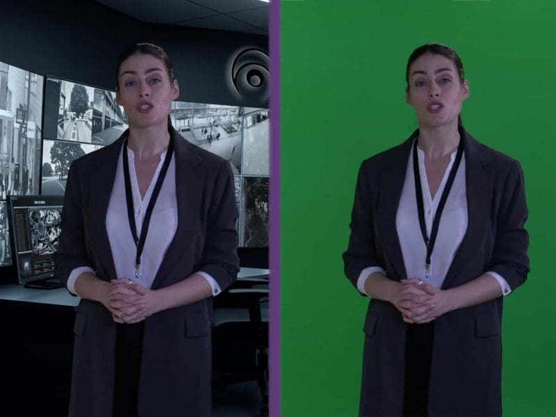 green screen virtual production